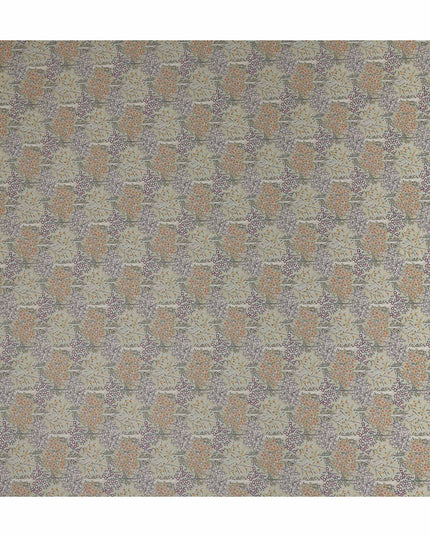 Sage Green Bouquet Lawn Fabric 110cm