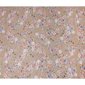 Warm Beige Floral Lawn Fabric 110cm