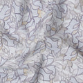 Silver Grey Tonal Self Lawn Fabric 110cm