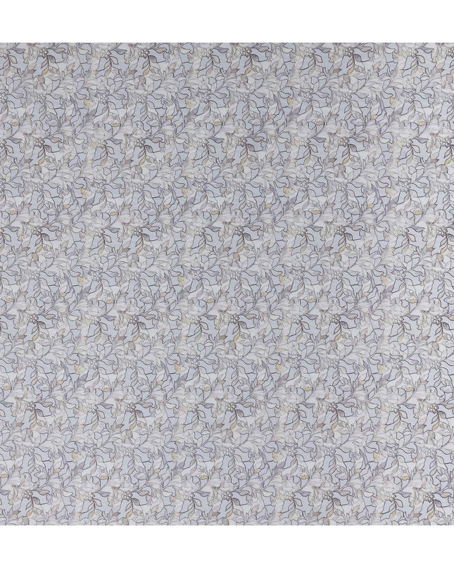 Silver Grey Tonal Self Lawn Fabric 110cm