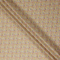 Golden Yellow Floral Lawn Fabric 110cm