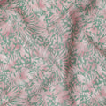 Dusty Rose Leaf Lawn Fabric 110cm