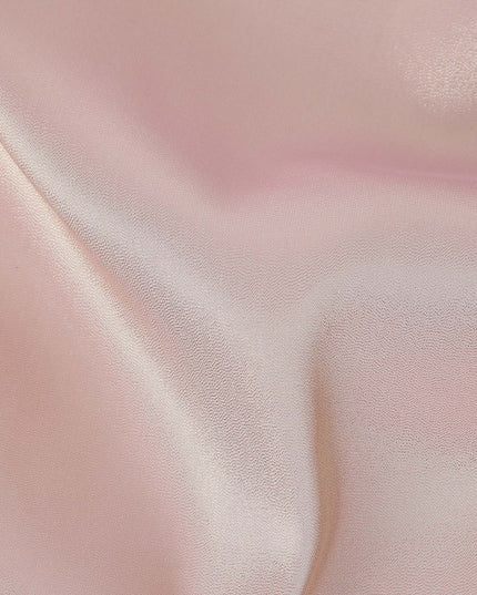 Blush Rose Plain Silk Lame Fabric 110cm