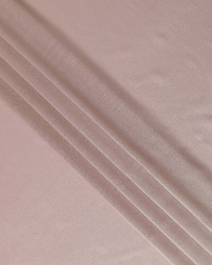 Blush Rose Plain Silk Lame Fabric 110cm