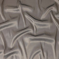 Stone Taupe Plain Silk Lame Fabric 110cm