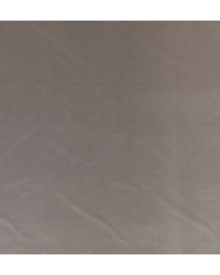 Stone Taupe Plain Silk Lame Fabric 110cm