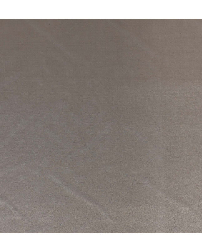 Stone Taupe Plain Silk Lame Fabric 110cm