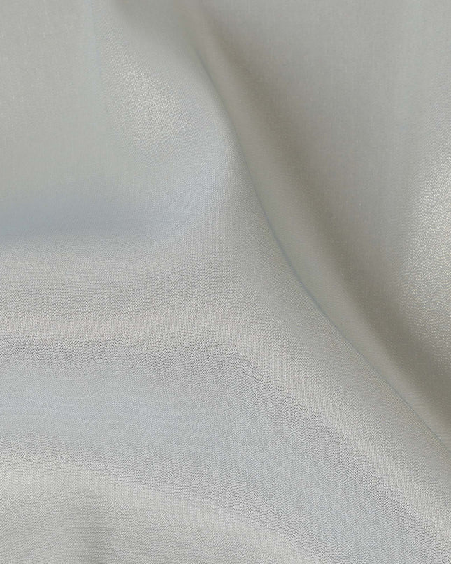 Pearl Platinum Plain Silk Lame Fabric 110cm
