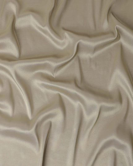 Champagne Gold Plain Silk Lame Fabric 110cm