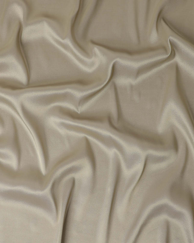 Champagne Gold Plain Silk Lame Fabric 110cm