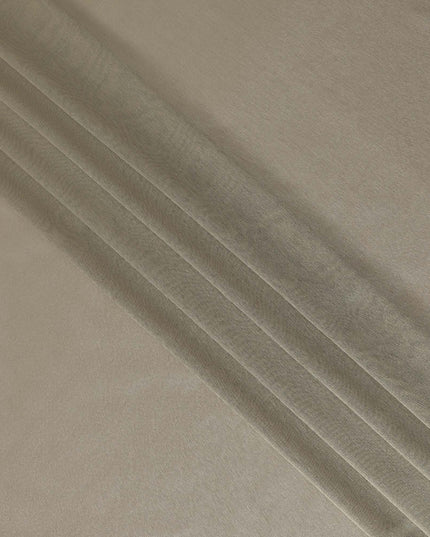Champagne Gold Plain Silk Lame Fabric 110cm