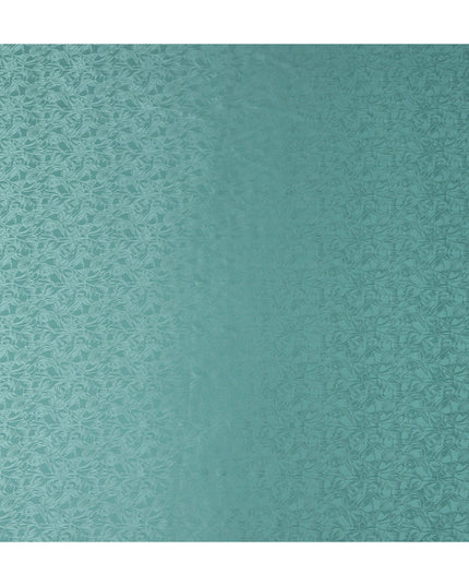 Teal Green Silk Crepe Fabric | Korean Pure Silk