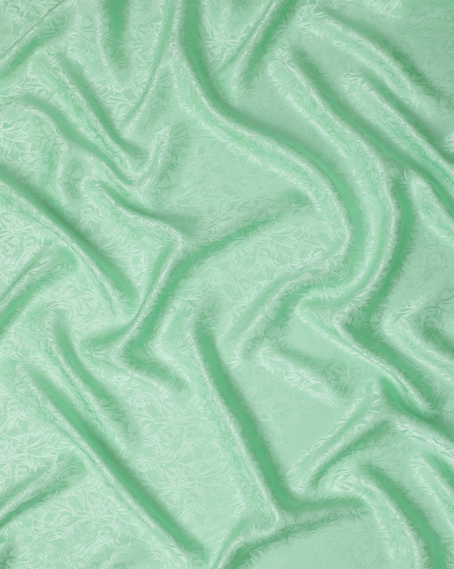 Mint Green Silk Crepe Fabric | Korean Pure Silk