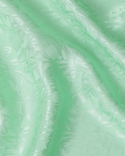 Mint Green Silk Crepe Fabric | Korean Pure Silk