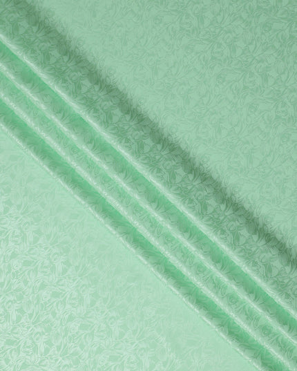 Mint Green Silk Crepe Fabric | Korean Pure Silk
