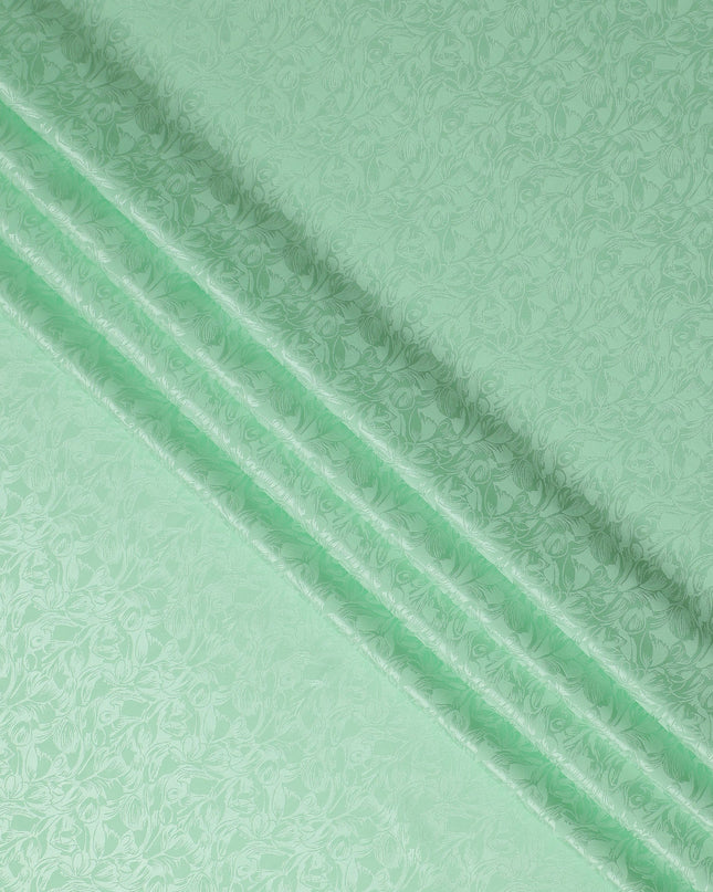 Mint Green Silk Crepe Fabric | Korean Pure Silk