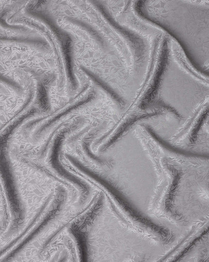 Mauve Grey Silk Crepe Fabric | Korean Pure Silk