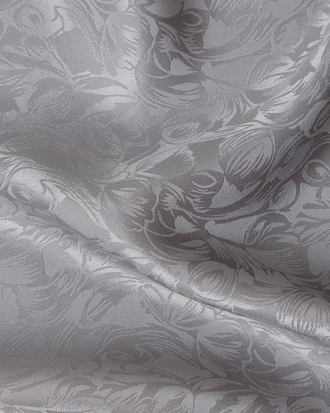 Mauve Grey Silk Crepe Fabric | Korean Pure Silk