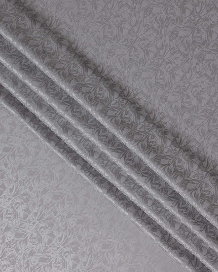 Mauve Grey Silk Crepe Fabric | Korean Pure Silk
