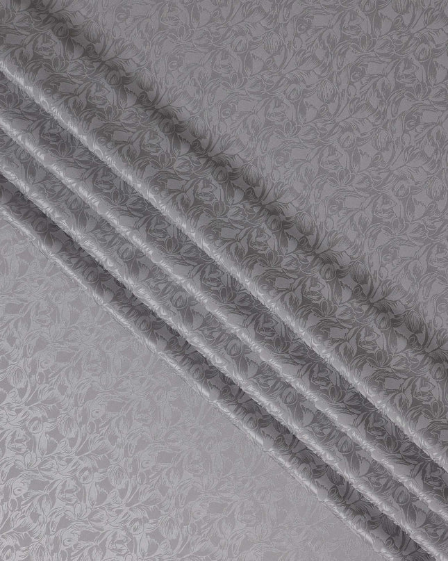 Mauve Grey Silk Crepe Fabric | Korean Pure Silk