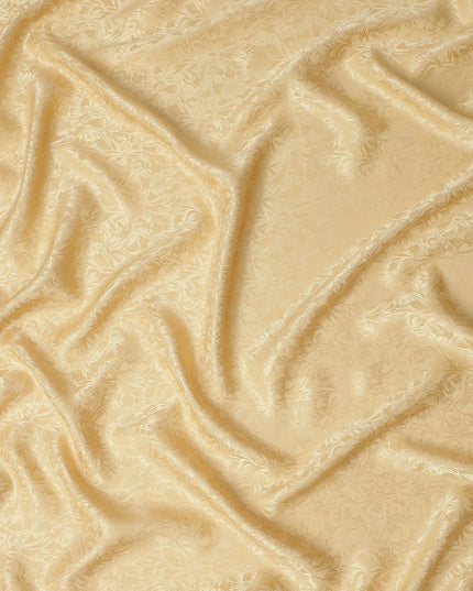 Champagne Gold Silk Crepe Fabric | Korean Pure Silk