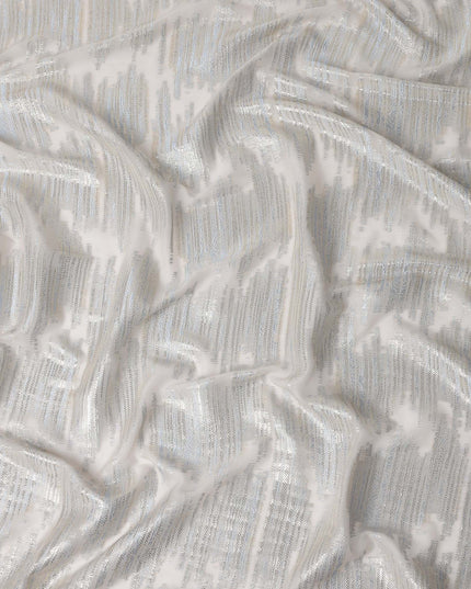 pearl ivory white self Fabric 110cm | Regal Fabrics