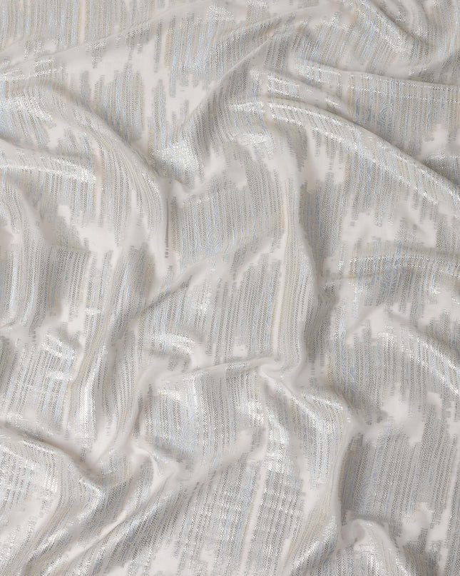 pearl ivory white self Fabric 110cm | Regal Fabrics