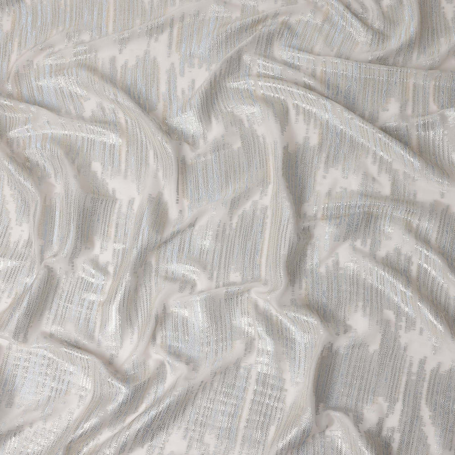 pearl ivory white self Fabric 110cm | Regal Fabrics