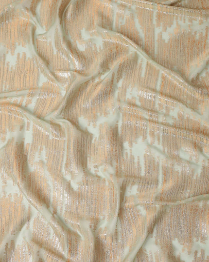 ivory champagne self Fabric 110cm | Regal Fabrics