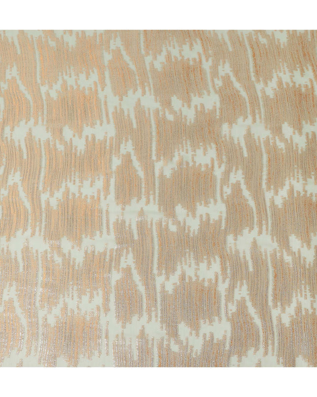 ivory champagne self Fabric 110cm | Regal Fabrics