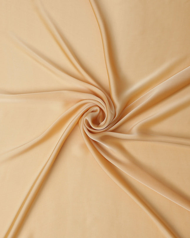 Golden Sand Beige Silk Chiffon Fabric 110cm | Regal