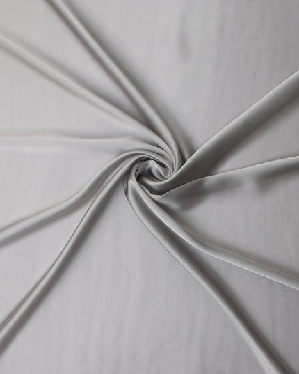 Silver Grey Silk Chiffon Fabric 110cm | Regal