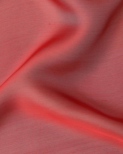 Salmon Coral Silk Chiffon Fabric 110cm | Regal