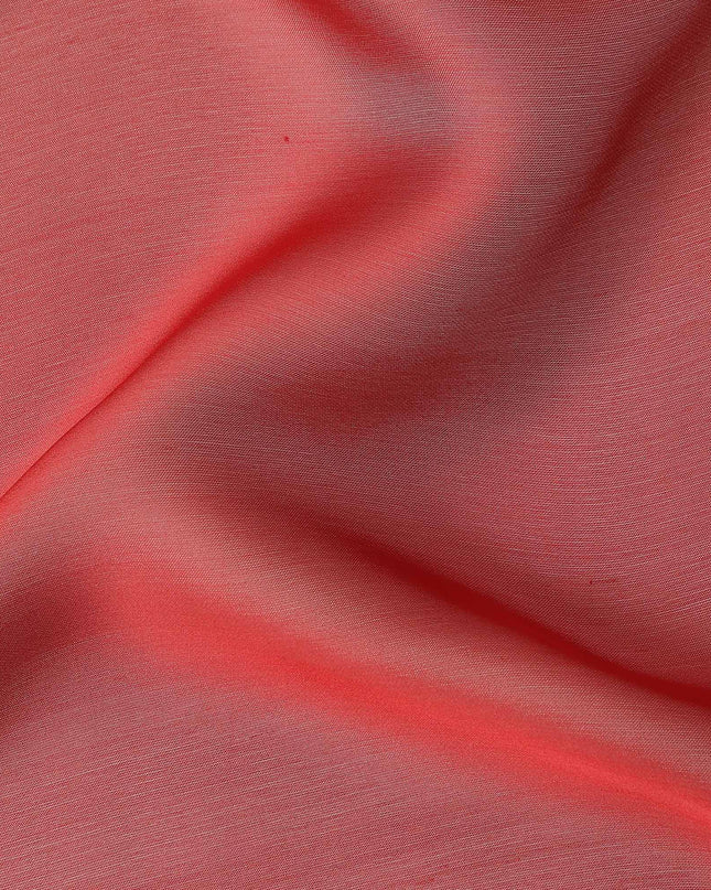 Salmon Coral Silk Chiffon Fabric 110cm | Regal