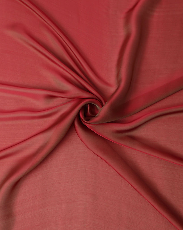 Coral Red Silk Chiffon Fabric 110cm | Regal