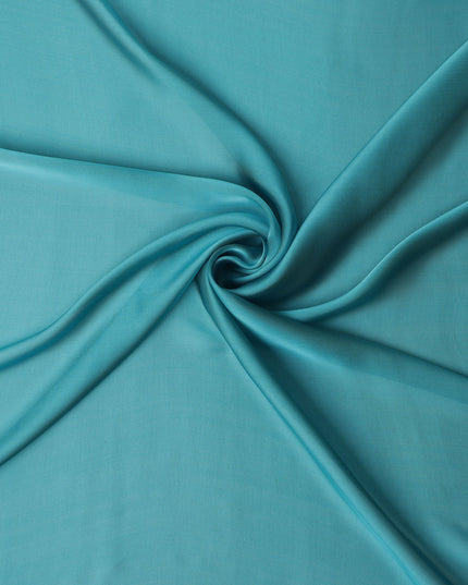 Teal Blue Silk Chiffon Fabric 110cm | Regal