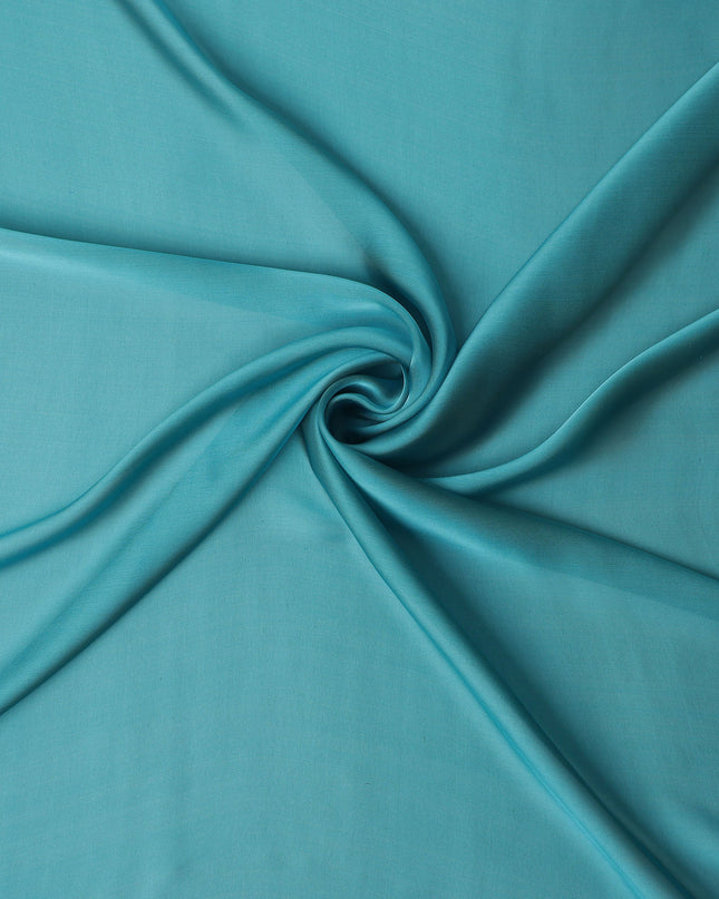 Teal Blue Silk Chiffon Fabric 110cm | Regal