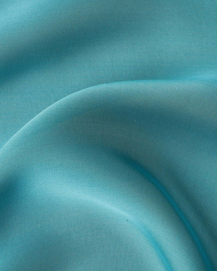 Teal Blue Silk Chiffon Fabric 110cm | Regal
