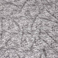 Charcoal Grey Floral Blended Linen Fabric 110cm
