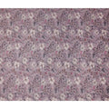 Mauve Taupe Floral Print Viscose Twill Fabric