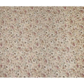 Sandy Beige Floral Print Viscose Twill Fabric
