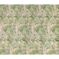 Sage Green Leaf Print Viscose Twill Fabric