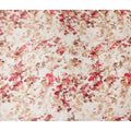 Beige Floral Satin Fabric 110cm