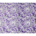 Purple Floral Satin Fabric 110cm
