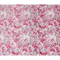 Pink Floral Satin Fabric 110cm