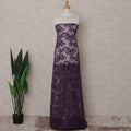 Deep Plum Purple Sequin Tulle Fabric 140cm | Regal Fabrics