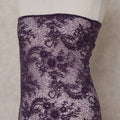 Deep Plum Purple Sequin Tulle Fabric 140cm | Regal Fabrics