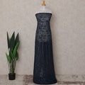 Midnight Navy Blue Sequin Tulle Fabric 140cm | Regal Fabrics