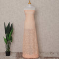 Apricot Peach Sequin Tulle Fabric 140cm | Regal Fabrics
