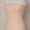 Apricot Peach Sequin Tulle Fabric 140cm | Regal Fabrics